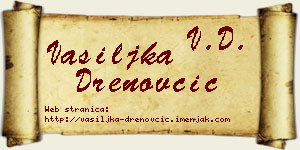 Vasiljka Drenovčić vizit kartica